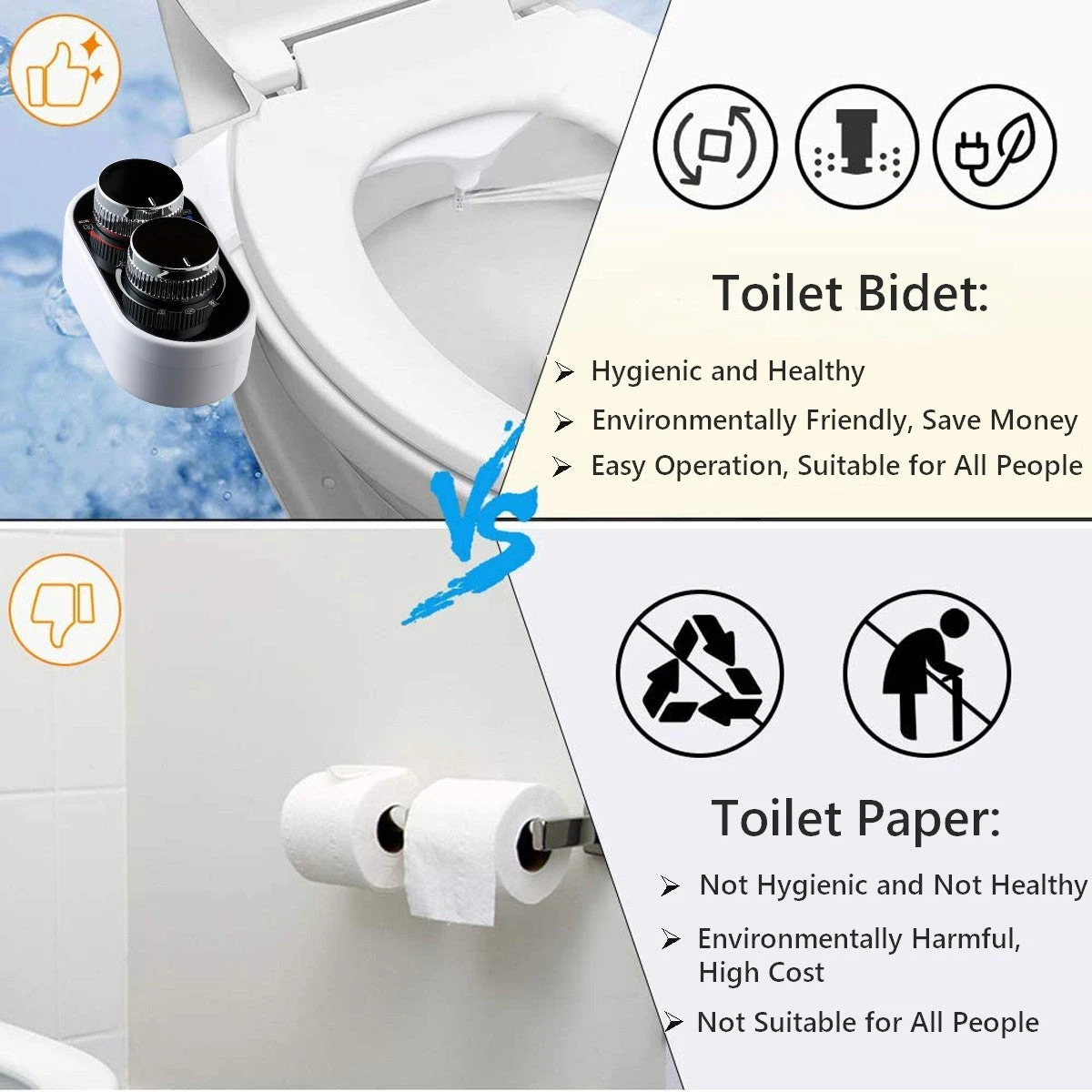 Comfort Modell - Bidet Aufsatz