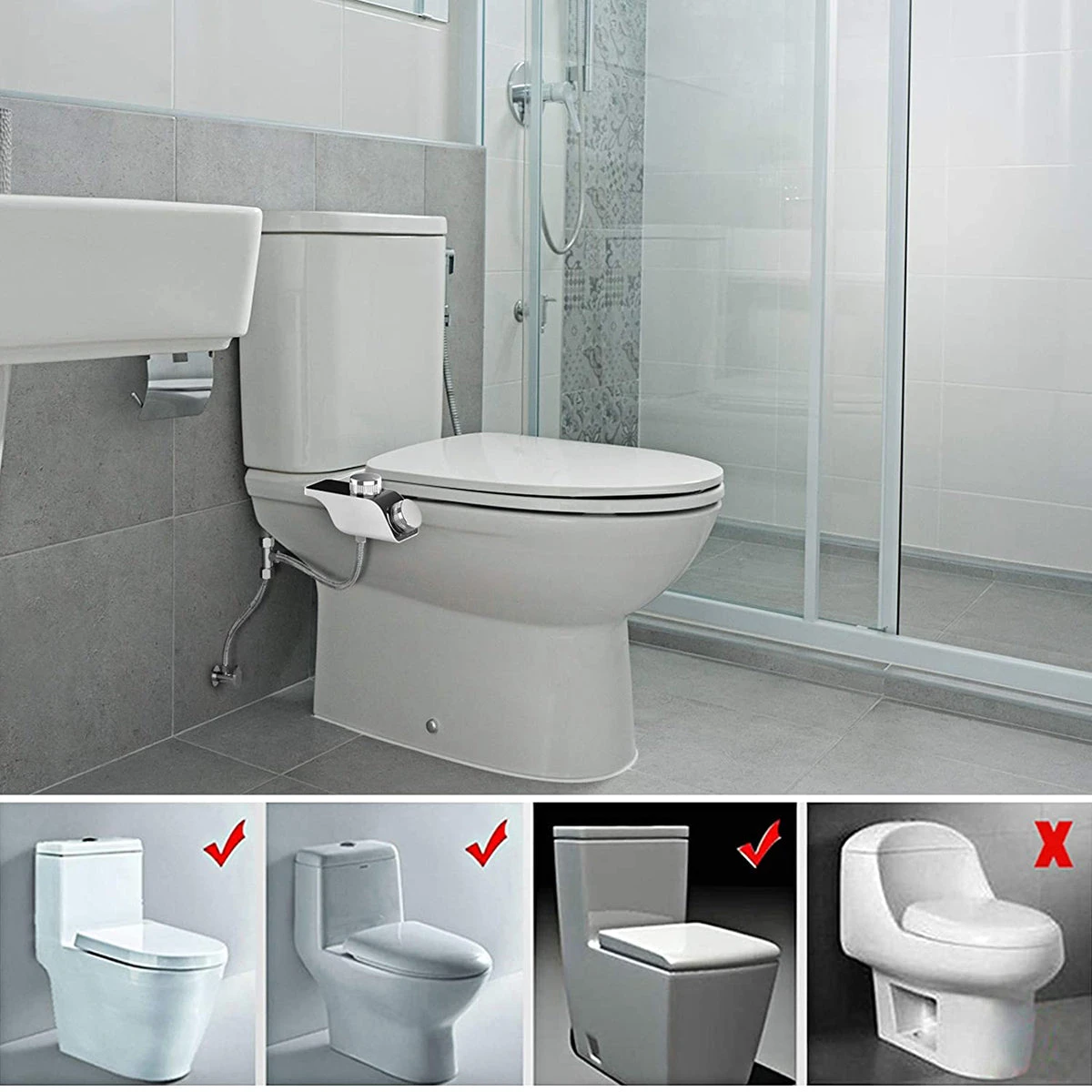 Premium Modell - Bidet Aufsatz